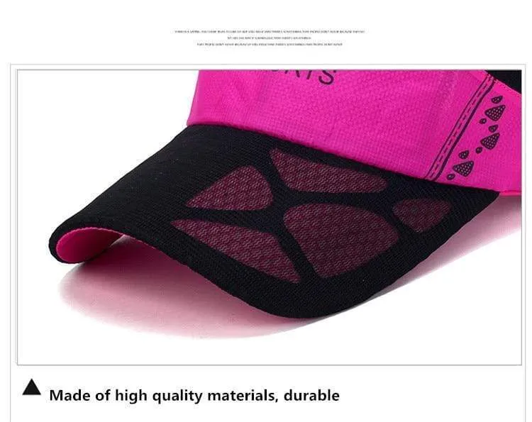 Männer Mesh Cap Radfahren Laufen Cap Baseball Tennis Hut Atmungsaktiv Schnell Trocknend Hut Knochen Snapback Frauen Klettern Laufen Sport