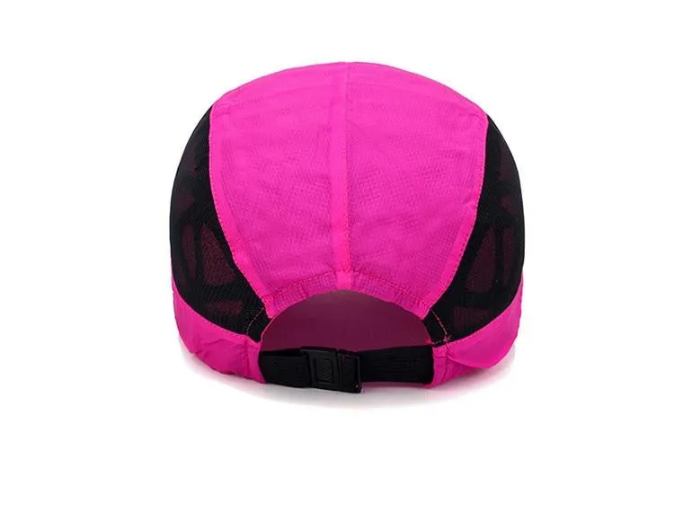 Männer Mesh Cap Radfahren Laufen Cap Baseball Tennis Hut Atmungsaktiv Schnell Trocknend Hut Knochen Snapback Frauen Klettern Laufen Sport