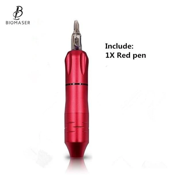 Professionelles Tattoo-Maschinen-Kit Tattoo-Netzteil Drehstift mit Patronen Nadeln für Permanent Make-up Augenbrauen Microblading