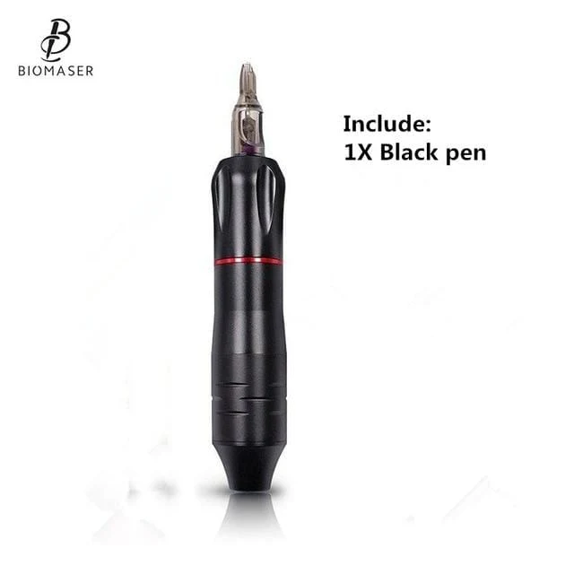 Professionelles Tattoo-Maschinen-Kit Tattoo-Netzteil Drehstift mit Patronen Nadeln für Permanent Make-up Augenbrauen Microblading