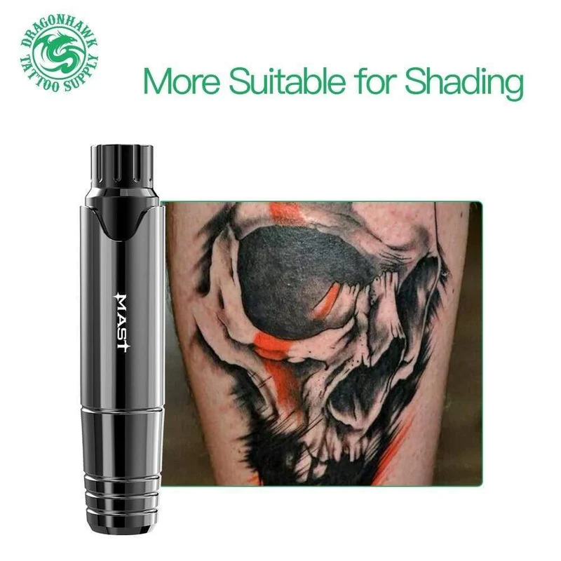Dragonhawk Mast P10 Rotary Tattoo Machine Kit Permanent Makeup Machine Set Tattoo Rotary Pen LCD-Netzteil für Tattoo-Künstler