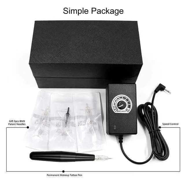 Biomaser Professionelle Tattoo Maschine Rotary Stift Für Permanent Make-Up Augenbrauen Lip Microblading DIY Maschine Kit Mit Tattoo Nadel