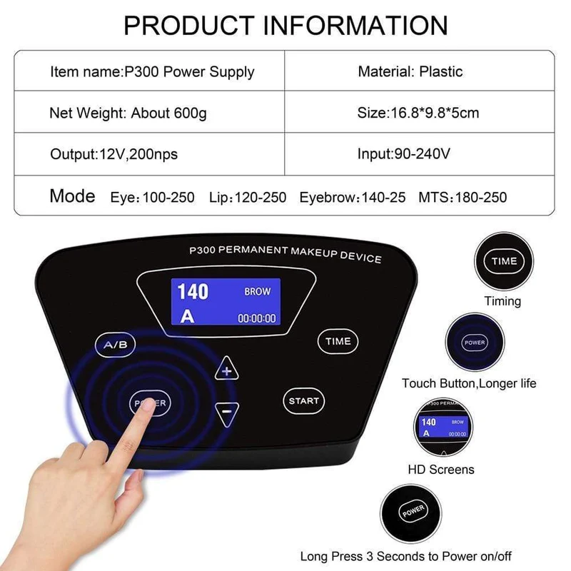 Biomaser Professionelle Tattoo Maschine Rotary Stift Für Permanent Make-Up Augenbrauen Lip Microblading DIY Maschine Kit Mit Tattoo Nadel