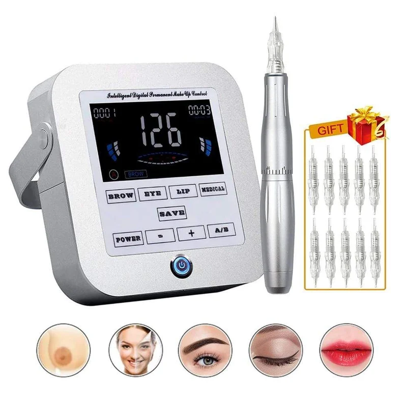 BMX Rotary Tattoo Maschine Stift PMU Maschine Permanent Make-Up Maschine Augenbrauen Tattoo Kits Professionelle für Augenbrauen Eyeliner Lip