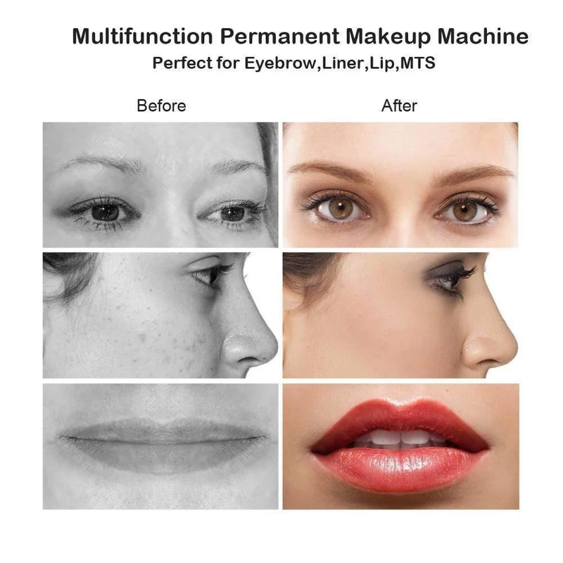 BMX Rotary Tattoo Maschine Stift PMU Maschine Permanent Make-Up Maschine Augenbrauen Tattoo Kits Professionelle für Augenbrauen Eyeliner Lip