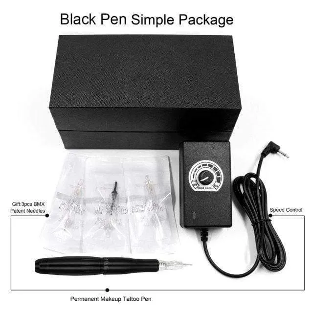 BMX Rotary Tattoo Maschine Stift PMU Maschine Permanent Make-Up Maschine Augenbrauen Tattoo Kits Professionelle für Augenbrauen Eyeliner Lip