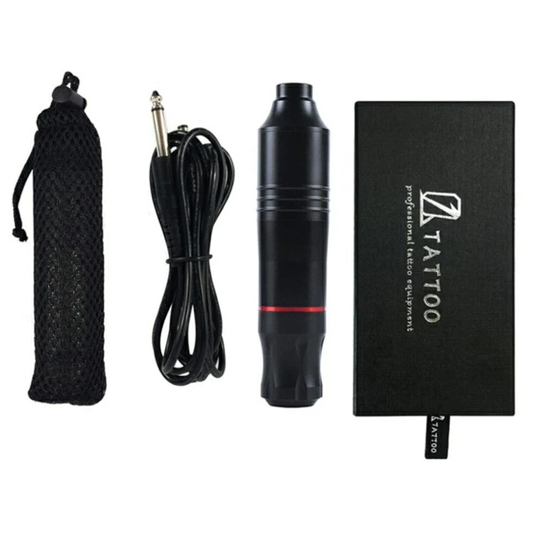 Leichtes und tragbares Tattoo-Stift-Set, rotierendes Make-up-Tattoo-Stift, Maschinenpistolen für Tätowierungen