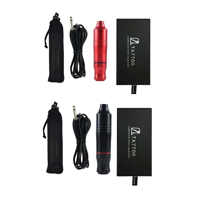 Leichtes und tragbares Tattoo-Stift-Set, rotierendes Make-up-Tattoo-Stift, Maschinenpistolen für Tätowierungen