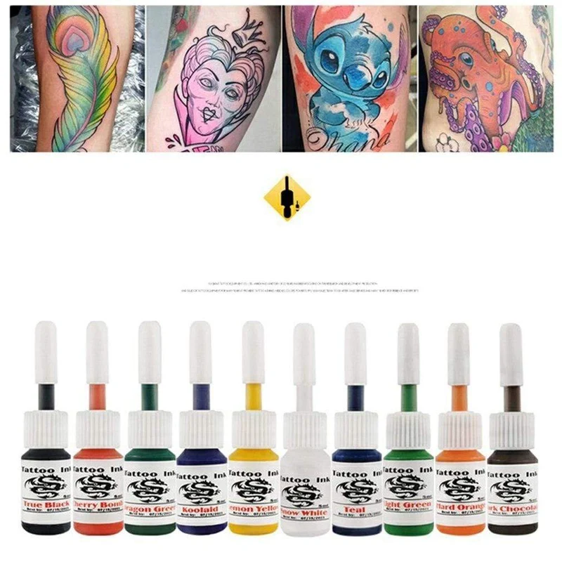 Leichtes und tragbares Tattoo-Stift-Set, rotierendes Make-up-Tattoo-Stift, Maschinenpistolen für Tätowierungen