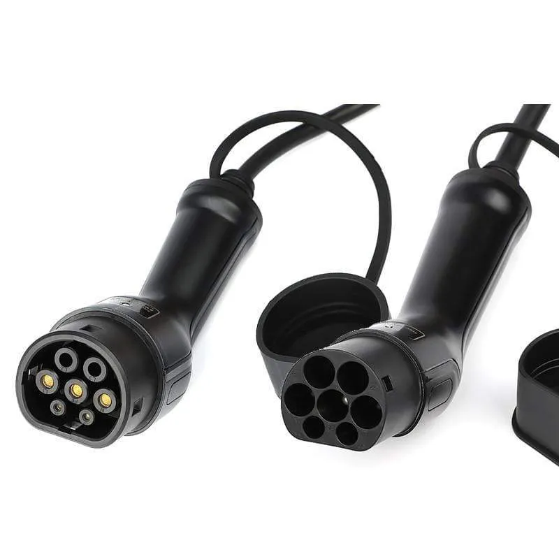 32A dreiphasiges 22kw EV-Kabel Typ 2 zu Typ 2 EV-Ladekabel für Elektrofahrzeuge IEC 62196 32A EVSE-Kit