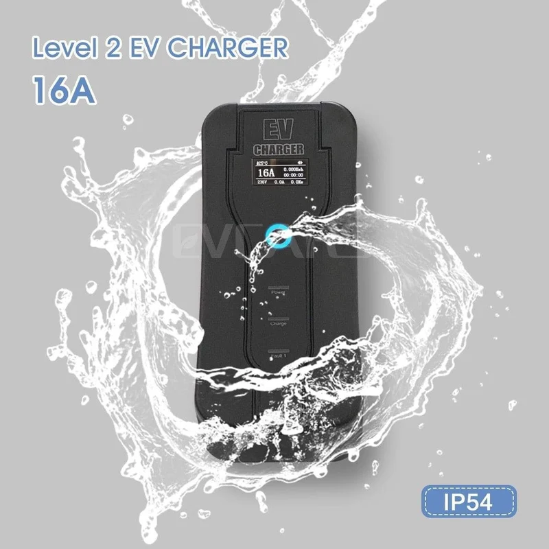 Tragbares EV-Ladegerät für Autos, Elektrofahrzeuge, Typ 1-Stecker, 16 A, 5 m, J1772 Level 2 EVSE Controlle-Ladestationen für Leaf