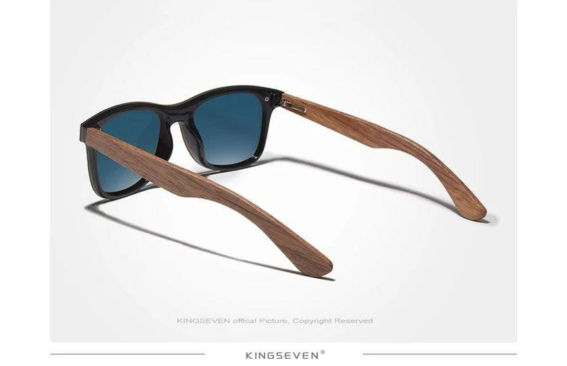 Handgemachte polarisierte Sonnenbrille aus Walnussholz UV400 Mode für Männer und Frauen Markendesign Bunte Sonnenbrille Spiegelschirme