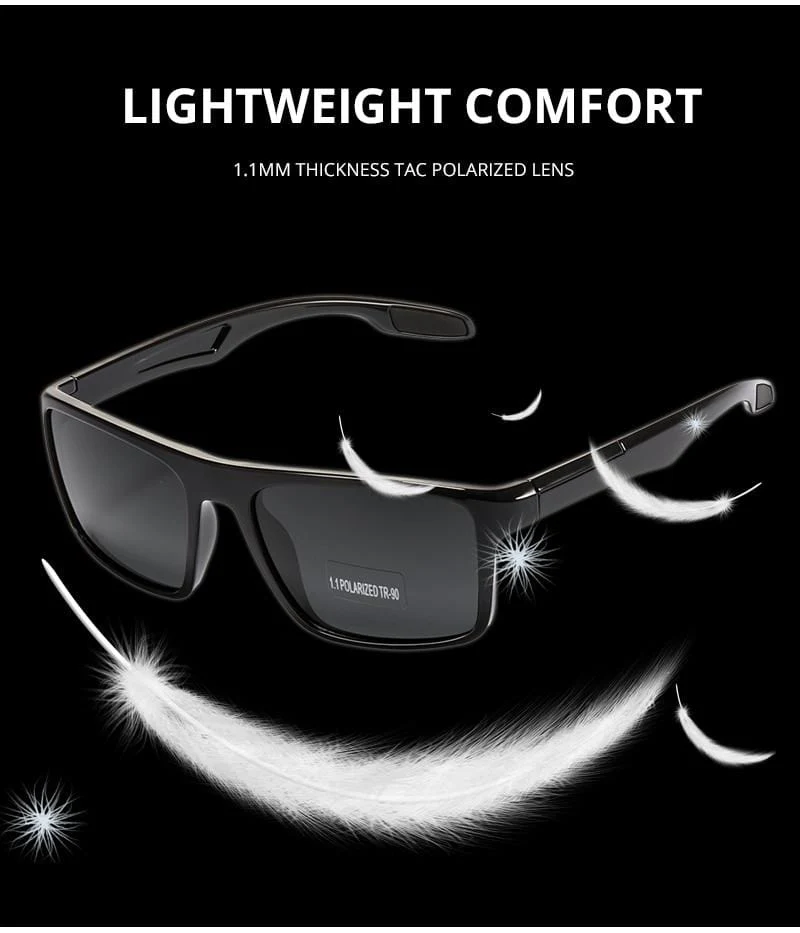 Italien Design TR90 Polarisierte Sonnenbrille Männer Frauen Sport Fahren Shades KDEAM UV400 Unzerbrechliche Sonnenbrille Mit Box