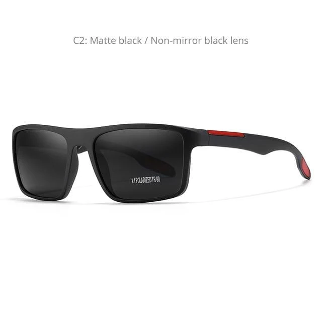 Italien Design TR90 Polarisierte Sonnenbrille Männer Frauen Sport Fahren Shades KDEAM UV400 Unzerbrechliche Sonnenbrille Mit Box