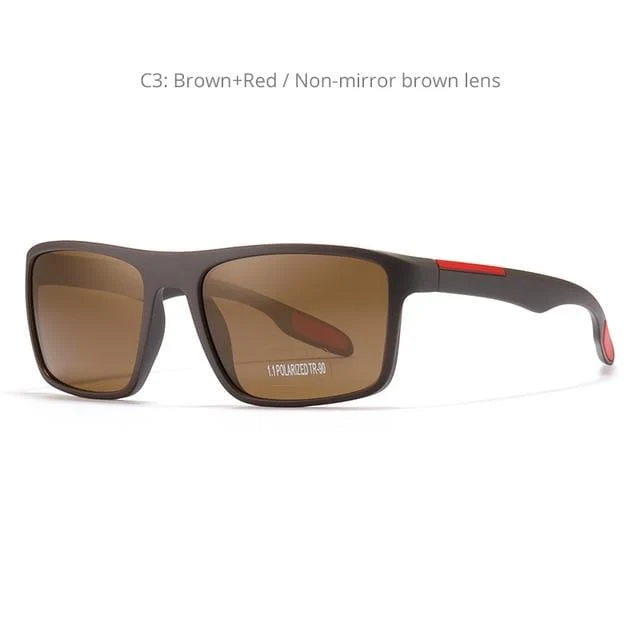 Italien Design TR90 Polarisierte Sonnenbrille Männer Frauen Sport Fahren Shades KDEAM UV400 Unzerbrechliche Sonnenbrille Mit Box