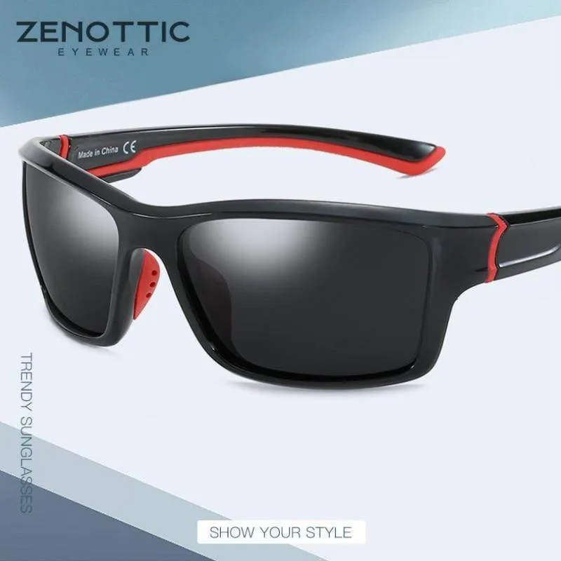 Polarisierte Sport-Sonnenbrille für Herren, für Outdoor-Aktivitäten, Angeln, Autofahren, Sonnenbrille, Vintage, UV400-Schutz