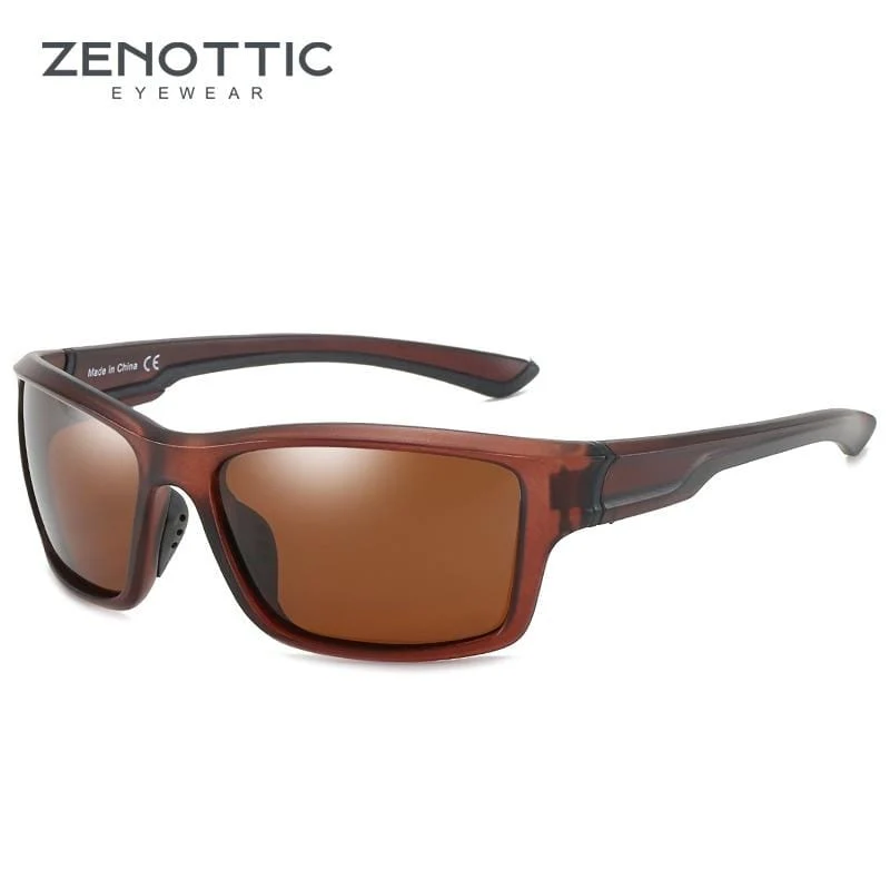 Polarisierte Sport-Sonnenbrille für Herren, für Outdoor-Aktivitäten, Angeln, Autofahren, Sonnenbrille, Vintage, UV400-Schutz