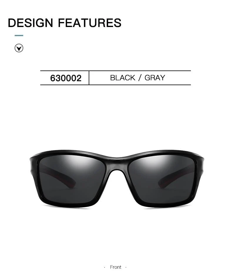 Polarisierte Sport-Sonnenbrille für Herren, für Outdoor-Aktivitäten, Angeln, Autofahren, Sonnenbrille, Vintage, UV400-Schutz