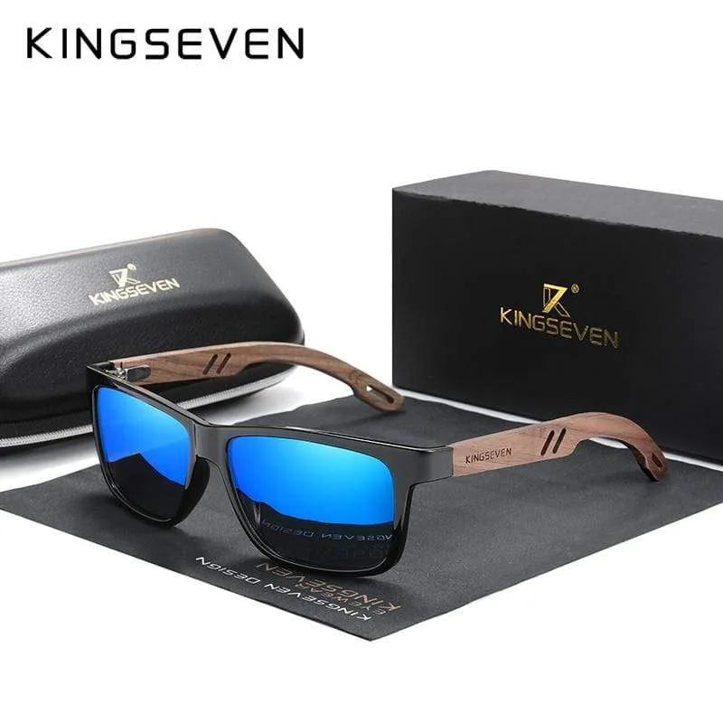 TR90 + Walnussholz handgefertigte Sonnenbrille Männer polarisierte Brillen Zubehör Sonnenbrille verstärktes Scharnier