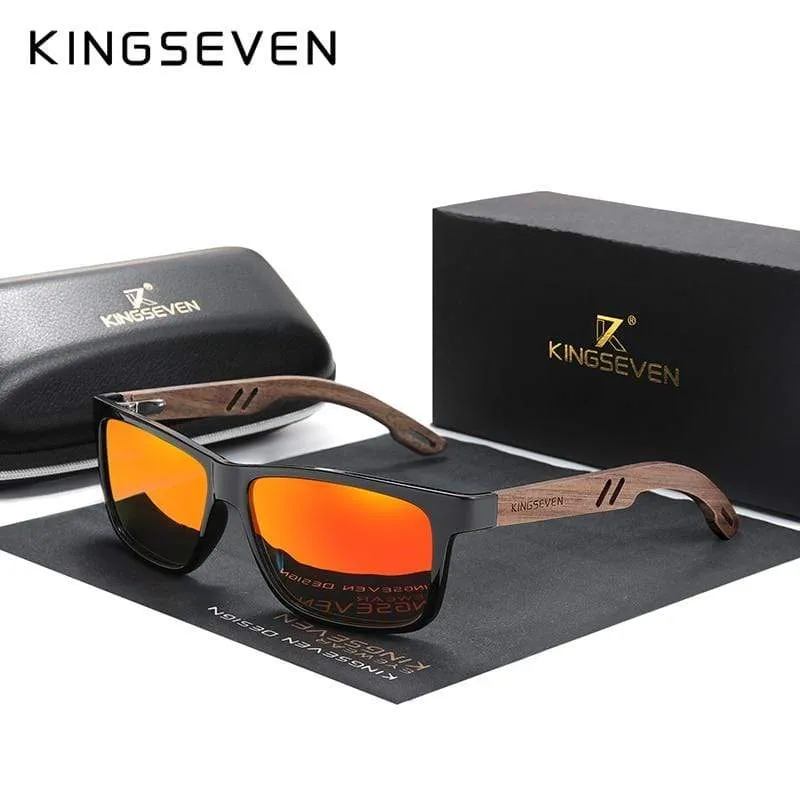TR90 + Walnussholz handgefertigte Sonnenbrille Männer polarisierte Brillen Zubehör Sonnenbrille verstärktes Scharnier