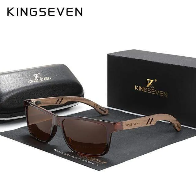 TR90 + Walnussholz handgefertigte Sonnenbrille Männer polarisierte Brillen Zubehör Sonnenbrille verstärktes Scharnier