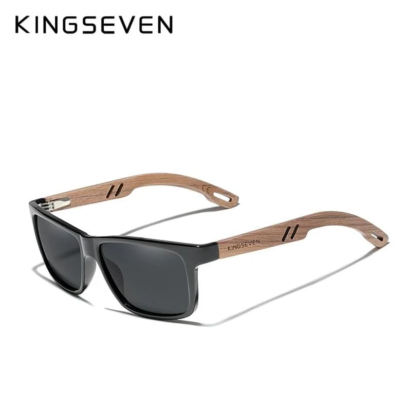 TR90 + Walnussholz handgefertigte Sonnenbrille Männer polarisierte Brillen Zubehör Sonnenbrille verstärktes Scharnier