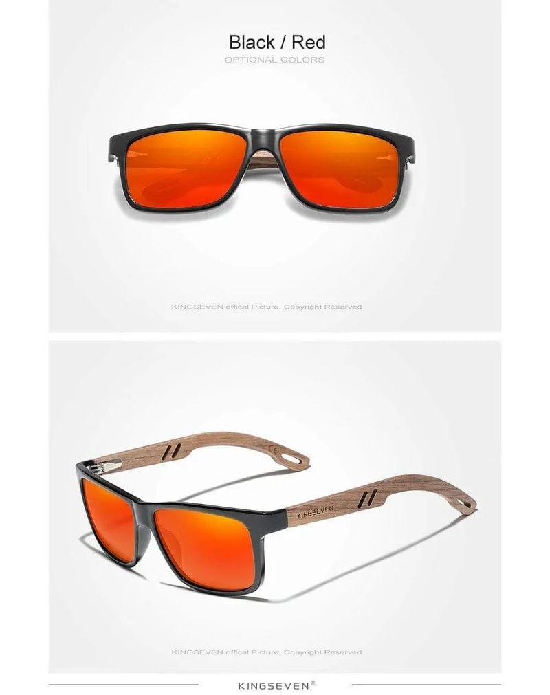 TR90 + Walnussholz handgefertigte Sonnenbrille Männer polarisierte Brillen Zubehör Sonnenbrille verstärktes Scharnier