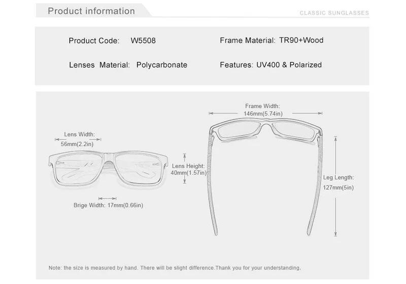 TR90 + Walnussholz handgefertigte Sonnenbrille Männer polarisierte Brillen Zubehör Sonnenbrille verstärktes Scharnier