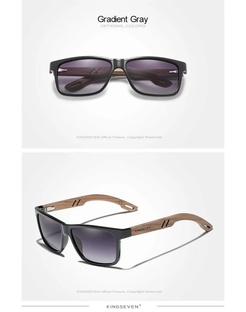 TR90 + Walnussholz handgefertigte Sonnenbrille Männer polarisierte Brillen Zubehör Sonnenbrille verstärktes Scharnier