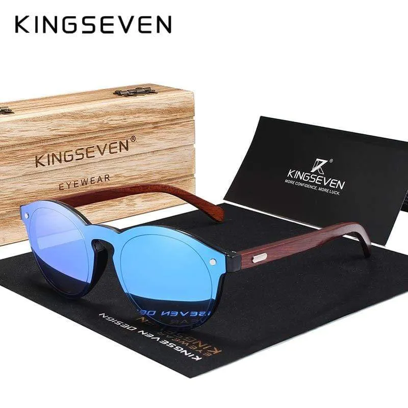 Natürliche handgefertigte Holzsonnenbrille UV400 Herren Sonnenbrille Damen Markendesign Original Palisander Brille Oculo