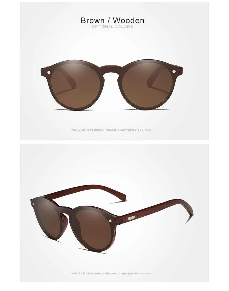 Natürliche handgefertigte Holzsonnenbrille UV400 Herren Sonnenbrille Damen Markendesign Original Palisander Brille Oculo