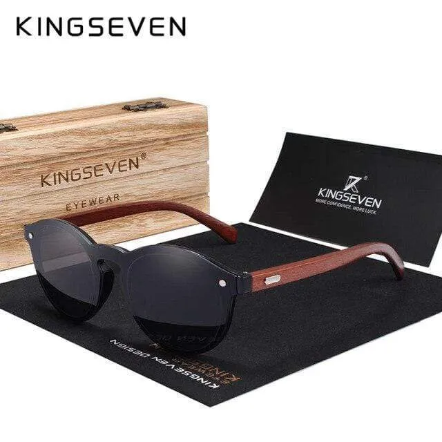 Natürliche handgefertigte Holzsonnenbrille UV400 Herren Sonnenbrille Damen Markendesign Original Palisander Brille Oculo