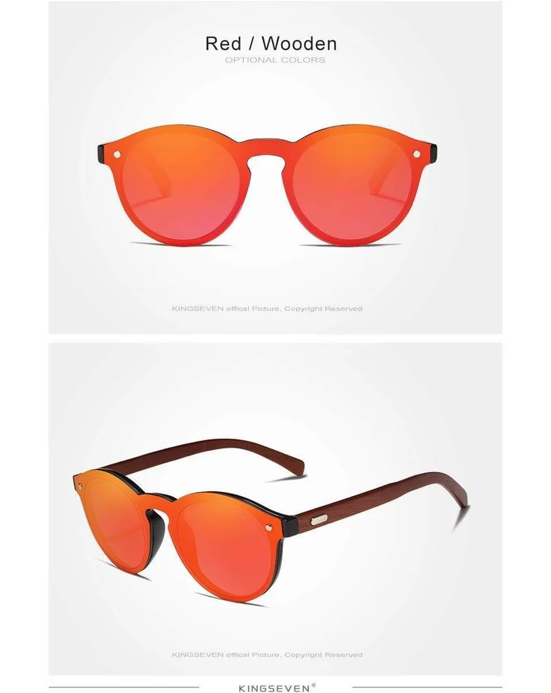 Natürliche handgefertigte Holzsonnenbrille UV400 Herren Sonnenbrille Damen Markendesign Original Palisander Brille Oculo