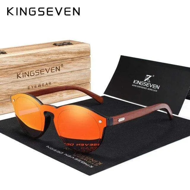 Natürliche handgefertigte Holzsonnenbrille UV400 Herren Sonnenbrille Damen Markendesign Original Palisander Brille Oculo