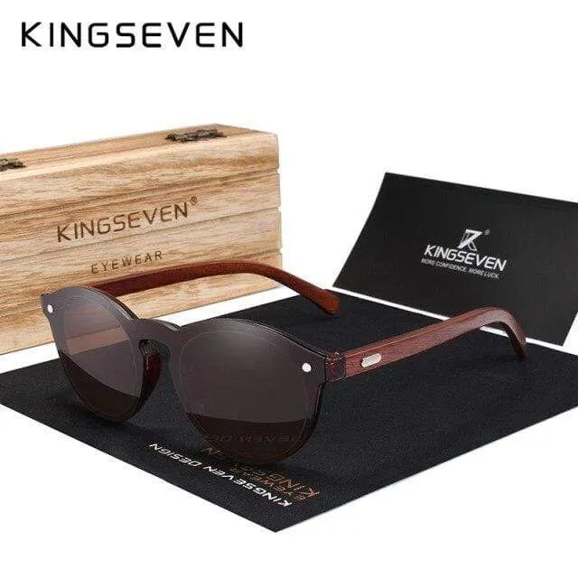 Natürliche handgefertigte Holzsonnenbrille UV400 Herren Sonnenbrille Damen Markendesign Original Palisander Brille Oculo