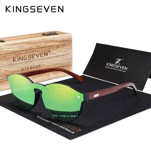 Natürliche handgefertigte Holzsonnenbrille UV400 Herren Sonnenbrille Damen Markendesign Original Palisander Brille Oculo