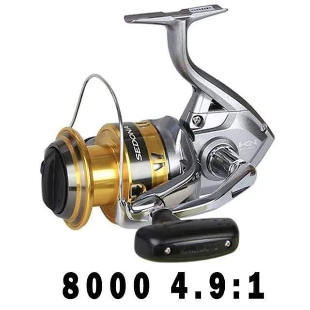 Spinning Angelrolle SEDONA 5.0:1/6.2:1/4.7:1 Verhältnis 3+1BB HAGANE GETRIEBE 3-11KG Leistung 1000-C5000XG