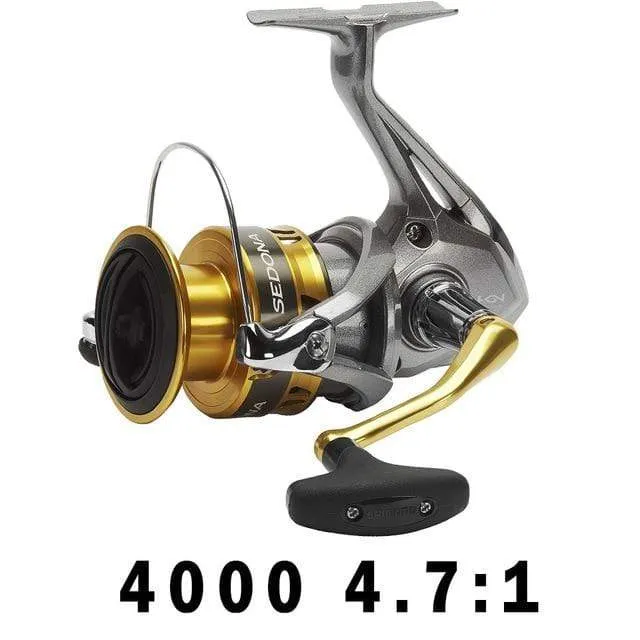 Spinning Angelrolle SEDONA 5.0:1/6.2:1/4.7:1 Verhältnis 3+1BB HAGANE GETRIEBE 3-11KG Leistung 1000-C5000XG