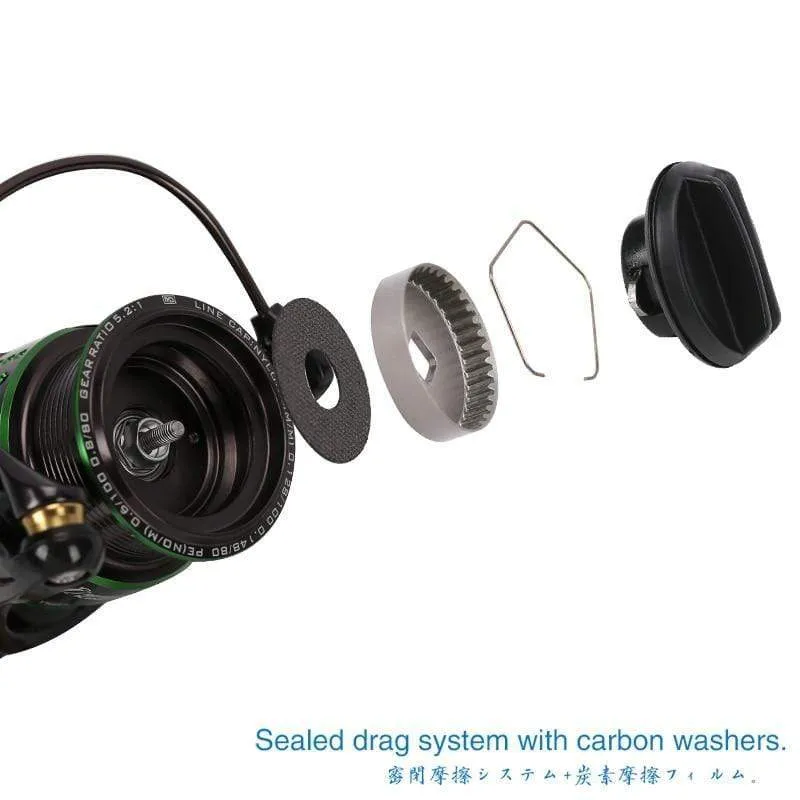 162g Ultraleicht Spinning Angelrolle Kingfisher 800 1000 1500S 1500 Beruf Köder Finesse System Trout Ajing Rad