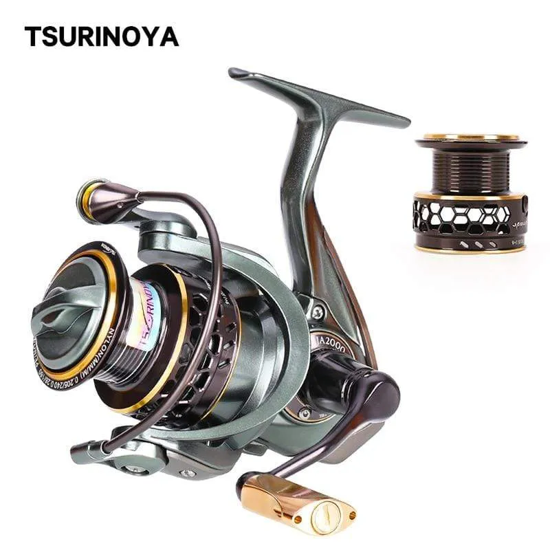 Spool Spinning Angelrolle JAGUAR 1000 2000 3000 185G 6KG Max Carbon Drag Karpfen Salzwasserrolle Bass Hecht Rad