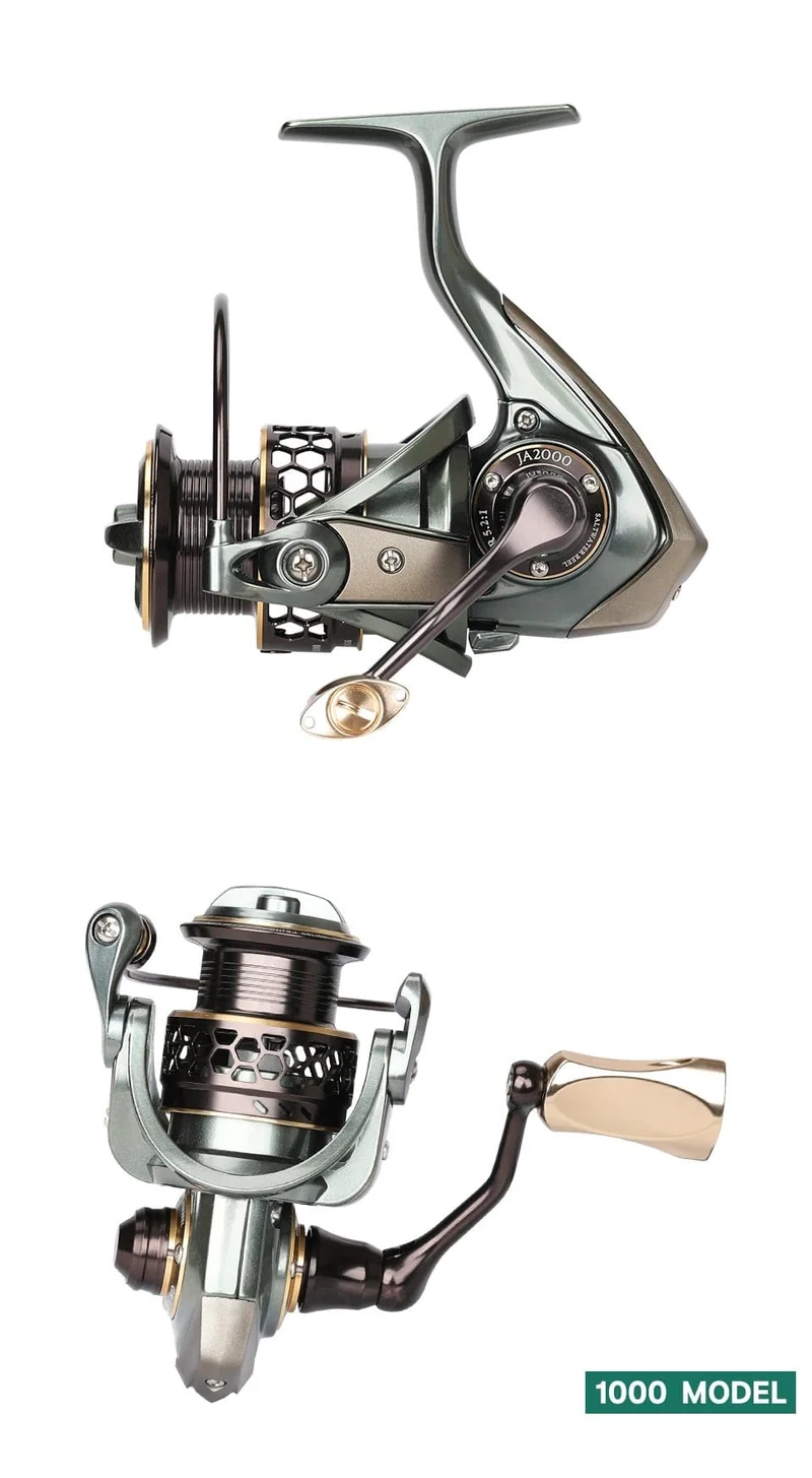Spool Spinning Angelrolle JAGUAR 1000 2000 3000 185G 6KG Max Carbon Drag Karpfen Salzwasserrolle Bass Hecht Rad
