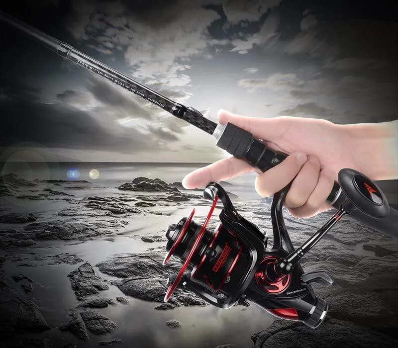 Baitfeeder III 12KG Drag Karpfen Angelrolle mit Extra Spule Vorder- und Hinterbremssystem Süßwasser-Spinnrolle