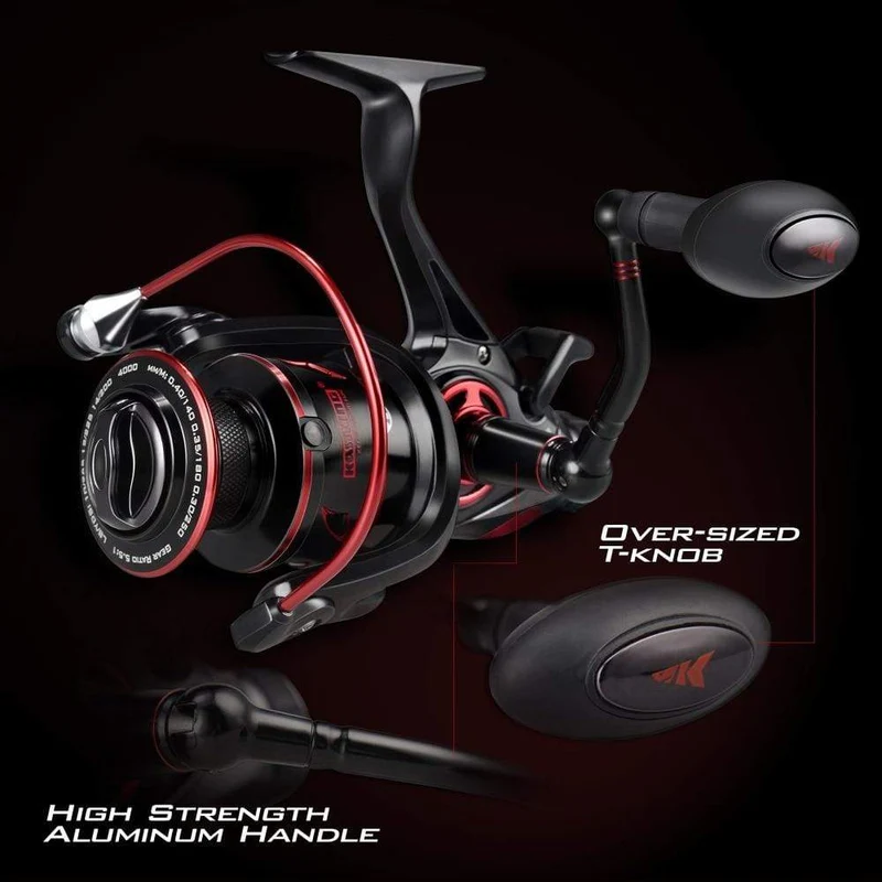 Baitfeeder III 12KG Drag Karpfen Angelrolle mit Extra Spule Vorder- und Hinterbremssystem Süßwasser-Spinnrolle
