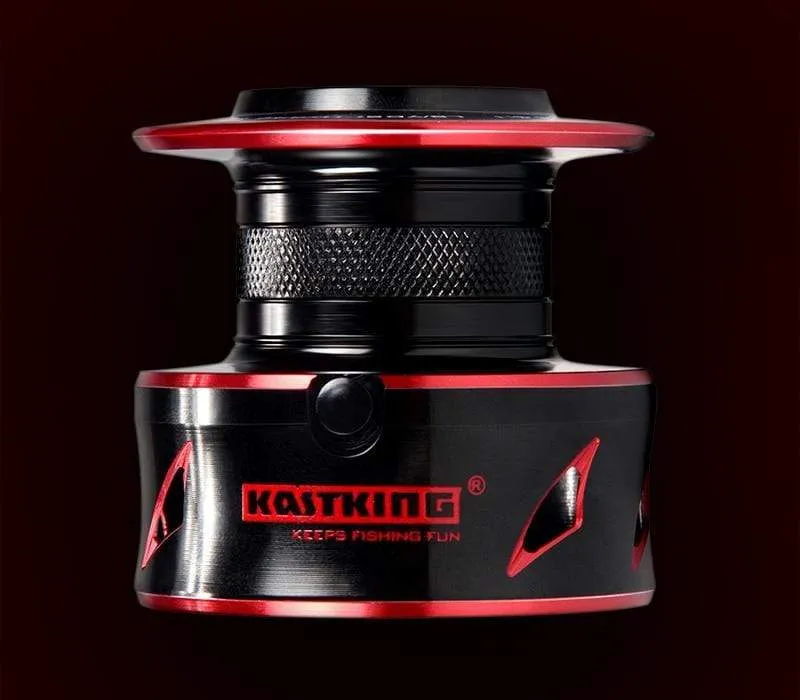 Baitfeeder III 12KG Drag Karpfen Angelrolle mit Extra Spule Vorder- und Hinterbremssystem Süßwasser-Spinnrolle
