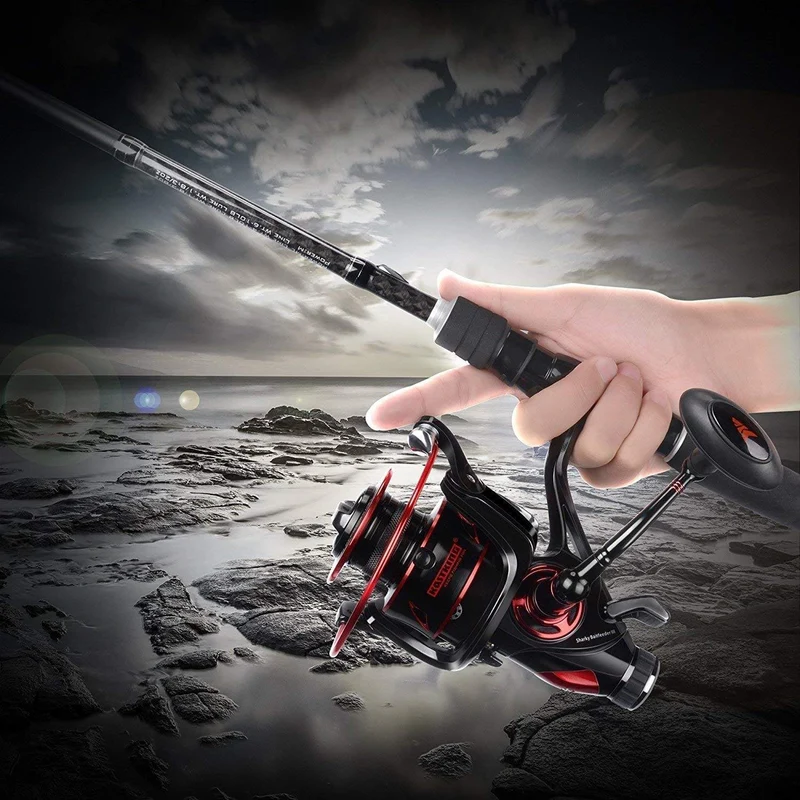 Baitfeeder III 12KG Drag Karpfen Angelrolle mit Extra Spule Vorder- und Hinterbremssystem Süßwasser-Spinnrolle