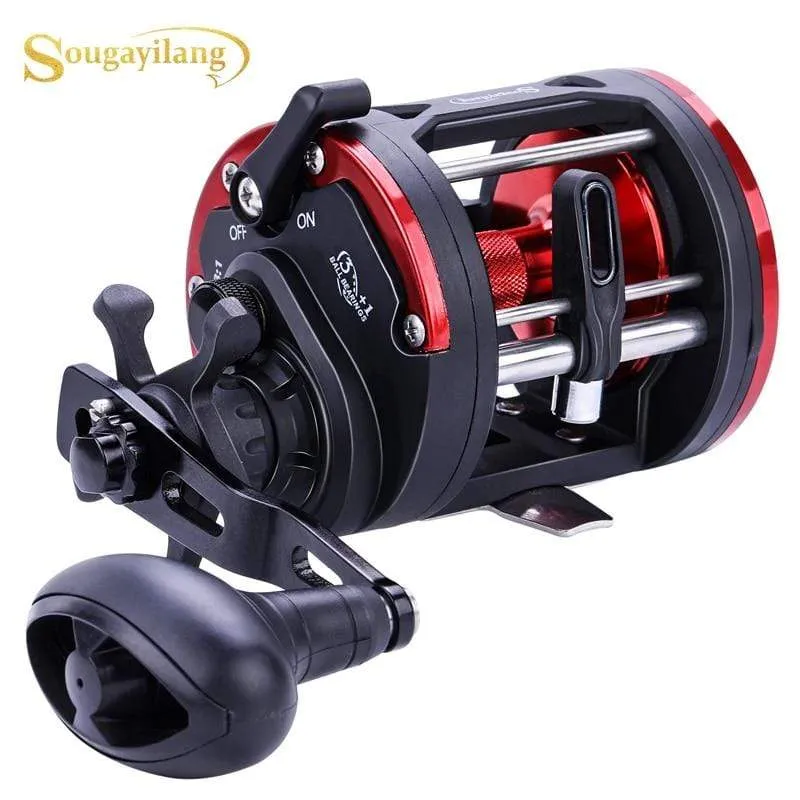 Trolling Drum Angelrollen DTR-30 Links/Rechts Hand 3+1BB Trolling Drum Angelrolle Max Drag 28kg Pesca