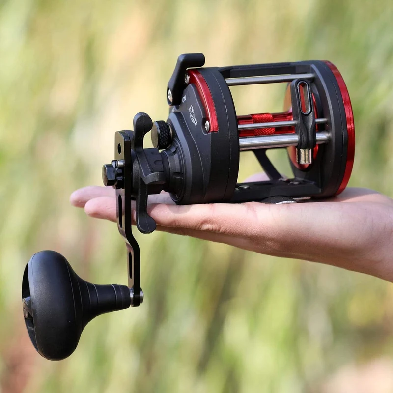 Trolling Drum Angelrollen DTR-30 Links/Rechts Hand 3+1BB Trolling Drum Angelrolle Max Drag 28kg Pesca