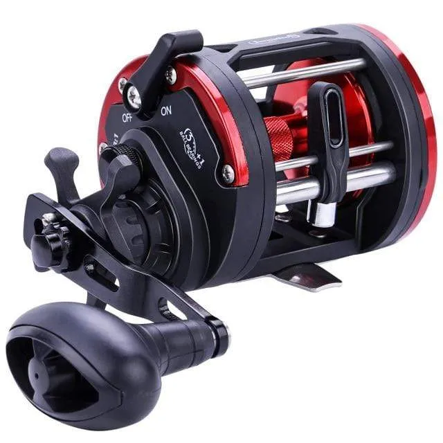 Trolling Drum Angelrollen DTR-30 Links/Rechts Hand 3+1BB Trolling Drum Angelrolle Max Drag 28kg Pesca