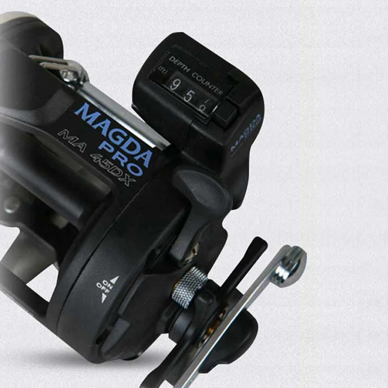 Angelrolle MAGDA Linecounter DT MA-15DT-T Multirolle Sea Baitcasting Reel