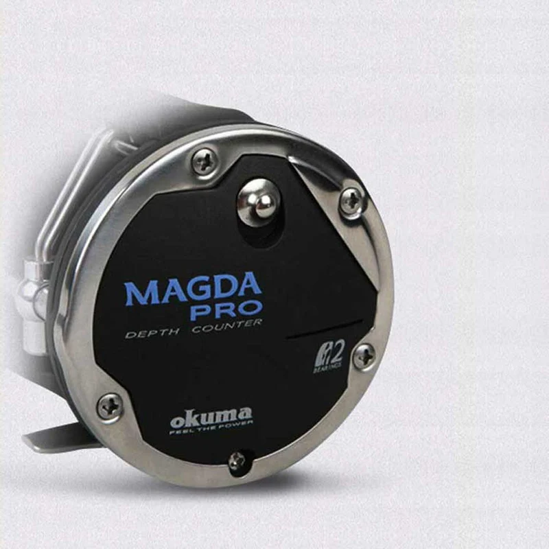 Angelrolle MAGDA Linecounter DT MA-15DT-T Multirolle Sea Baitcasting Reel